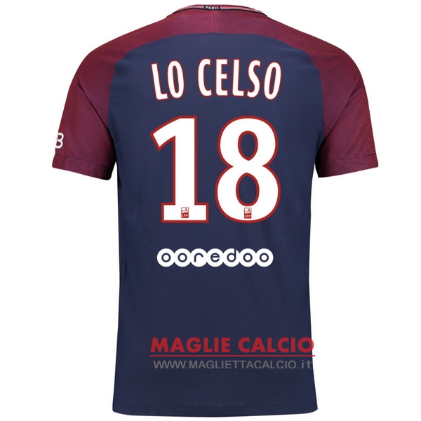 nuova maglietta paris saint germain 2017-2018 lo celso 18 prima